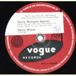 Gerry Mulligan Quartet - Swing House / I May Be Wrong