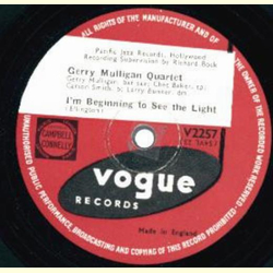 Gerry Mulligan Quartet - Im Beginning To See The Light / Darn The Dream