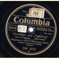 Mitglieder d. Orch. d. Staatsoper , Berlin - Ouvertüre...