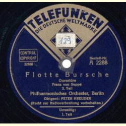Philharmonisches Orchester - Flotte Bursche 1. Teil / 2. Teil
