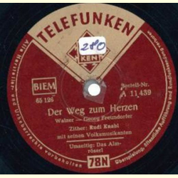 Rudi Knabl mit seinen Volksmusikanten - Der Weg zum Herzen / Das Almrserl