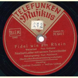 Adalbert Lutter - Fidel wie am Rhein / Gold`ner...