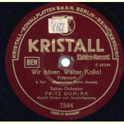 Salon-Orchester Fritz Domina - Wir hren Walter Kollo! 3. Teil / 4.Teil