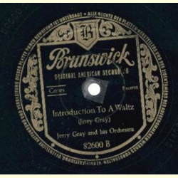 Jerry Gray - V Hop / Introduction To A Waltz