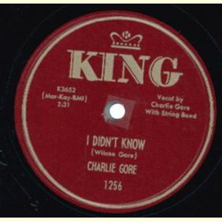 Charlie Gore - I Didn`t Know / Oh! Mis`rable Love