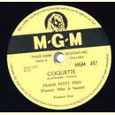 Frank Petty Trio - Coquette / Down Yonder