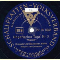 Orchester des Staatsoper, Berlin - Ungarischer Tanz Nr. V / Ungarischer Tanz Nr. VI