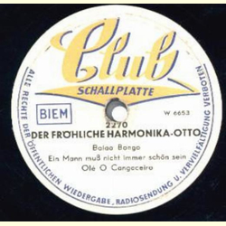 Der frhliche Harmonika Otto - Pico Bello,Etwas Mut / Balao Bongo, Ein Mann ...