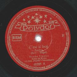 Renée Franke - Cest si bon / Gehn Sie weg