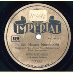 Rudi Rischbeck - In der blauen Mondnacht / Geh´nie mehr fort von mir!