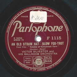 Victor Silvester - An Old Straw Hat / Lambeth Walk