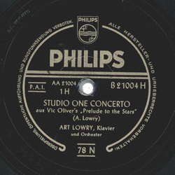 Art Lowry - Studio One Concerto / IM Used To You