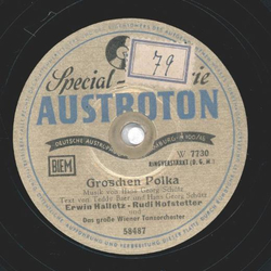 Erwin Halletz, Rudi Hofstetter - Groschen Polka / Was Du...