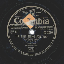 Doris Day - The best thing for you / In a Shanty in old Shanty town