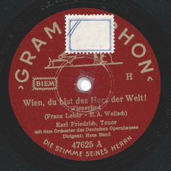 Karl Friedrich - Wien, du bist das Herz der Welt! /...