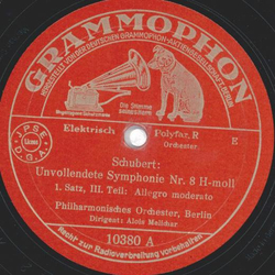 Philharmonisches Orchester - Schubert: Unvollendete Symphonie Nr. 8 H-Moll, 1 Satz 3 Teil / Schubert: Unvollendete Symphonie Nr. 8 H-Moll, 1 Satz  4 Teil