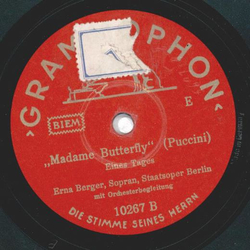 Erna Berger - La Boheme / Madame Butterfly