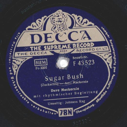 Dave Mackersie - Johnson Rag / Sugar Bush