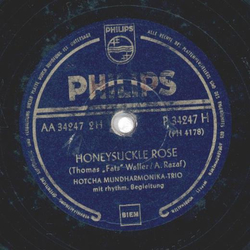 Hotcha Trio - Chattanoogie Shoe Shine Boy / Honeysuckle Rose