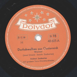 Helmut Zacharias - Dorfschwalben aus Oesterreich / An der...
