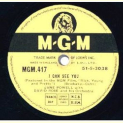 Jane Powell - Wonder Why / I Can See You