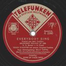 Billy Toffel - Everybody sing / Some of these days