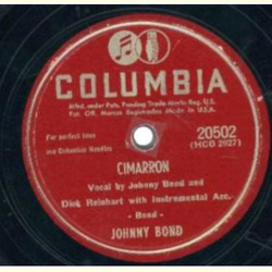 Johnny Bond - What Would You Do / Cimarron
