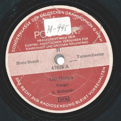 Hans Busch - Ol Guapa / Torero