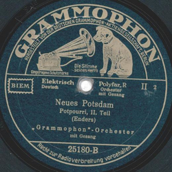 Grammophon-Orchester mit Gesang - Neues Potsdam
