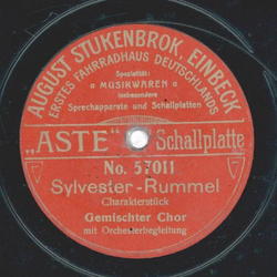 Gemischter Chor - Sylverster-Rummel / Des Jahres letzte Stunde 