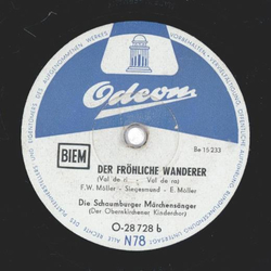 Die Schaumburger Mrchensnger - a) Heimliche Liebe b) Ein Hennlein Weiss / Der frhliche Wanderer