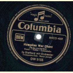 Jo Stafford - Kissin Bug Boogie / Hawaiian War Chant