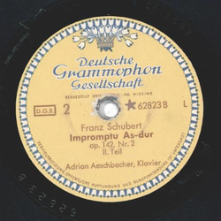 Adrian Aeschbacher - Franz Schubert Impromptu As-Dur op. 142, Nr. 2 