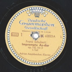 Adrian Aeschbacher - Franz Schubert Impromptu As-Dur op. 142, Nr. 2 