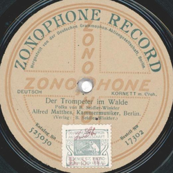 Alfred Matthes - Der Trompeter im Walde / Die Gazelle