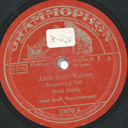 Oskar Joost Tanz Orchester - Alles tanzt Walzer (...