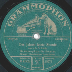 Grammophon-Orchester - Nun danket alle Gott / Des Jahres...