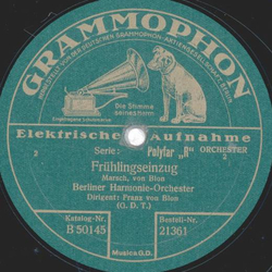 Berliner Harmonie-Orchester - Frhlingseinzug / Mailiedermarsch