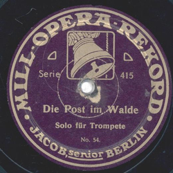 Solo fr Trompete - Die Post im Walde / Opera Orchester - Aufziehen und Ablsen der Residenswache