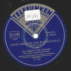 Peter Kreuder spielt Walter Kollo