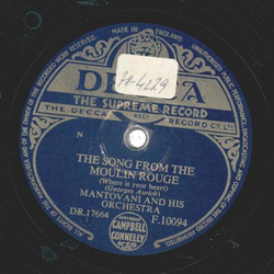 Mantovani Orch. - The Song from the Moulin Rouge / Vola...