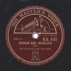 Sid Phillips - Clarinet Marmalade - Quickstep / Russian Rag