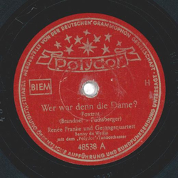 Rene Franke - Wer war denn die Dame / SOS Herz in Not