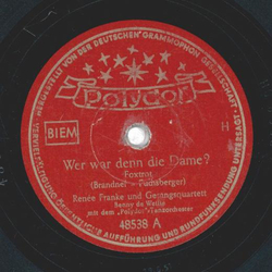 Rene Franke - Wer war denn die Dame / SOS Herz in Not