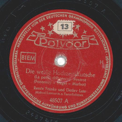 Renée Franke & Detlev Lais - Die weiße Hochzeitskutsche /...