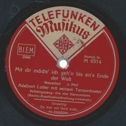 Die vier Harmonisten - Du bist mit Gold nicht zu bezahlen...