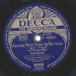 Mantovani - Dancing With Tears In My Eyes / It Happend In...