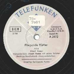 Albert Vossen - Fliegende Bltter / Springende Punkte