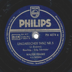Walter Fenske - Ungarischer Tanz Nr. 5 / Ungarischer Tanz Nr.6