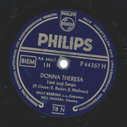 Willy Berking u. s. Orchester - Donna Theresa / Margaritha